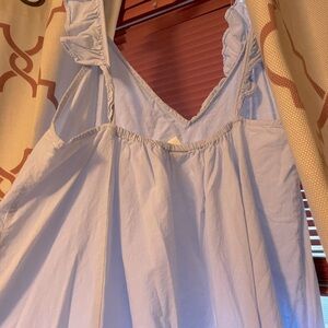 H&M light blue nightgown style dress